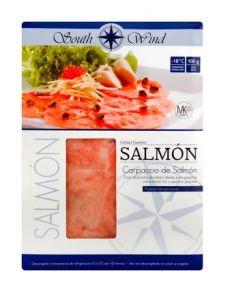 Carpaccio De Salmón Sobre X 100 Grs