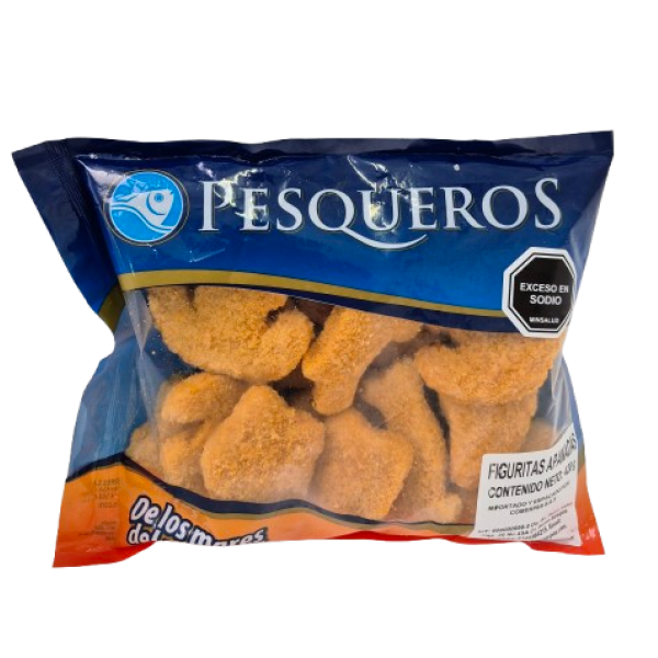 Figuritas Marinas Apanadas De Merluza