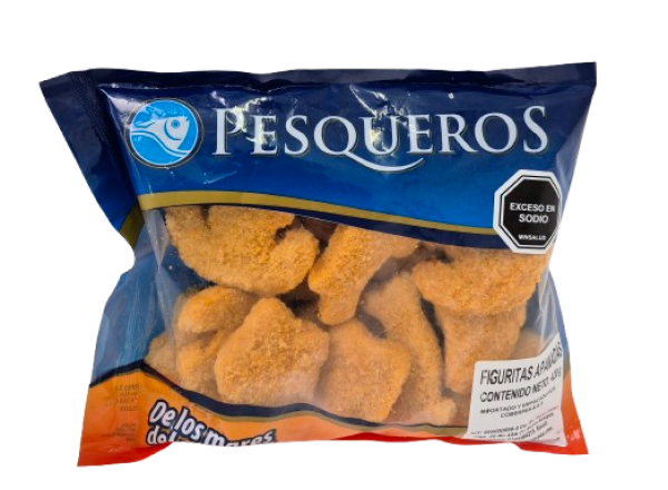 Figuritas Marinas Apanadas De Merluza